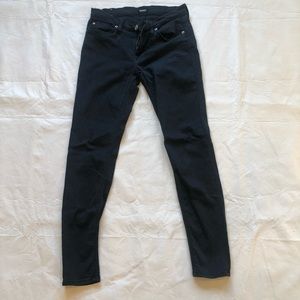 Hudson Black Ankle Super Skinny Jeans